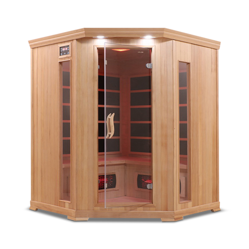 4 Person Full Spectrum Corner Infrared Sauna