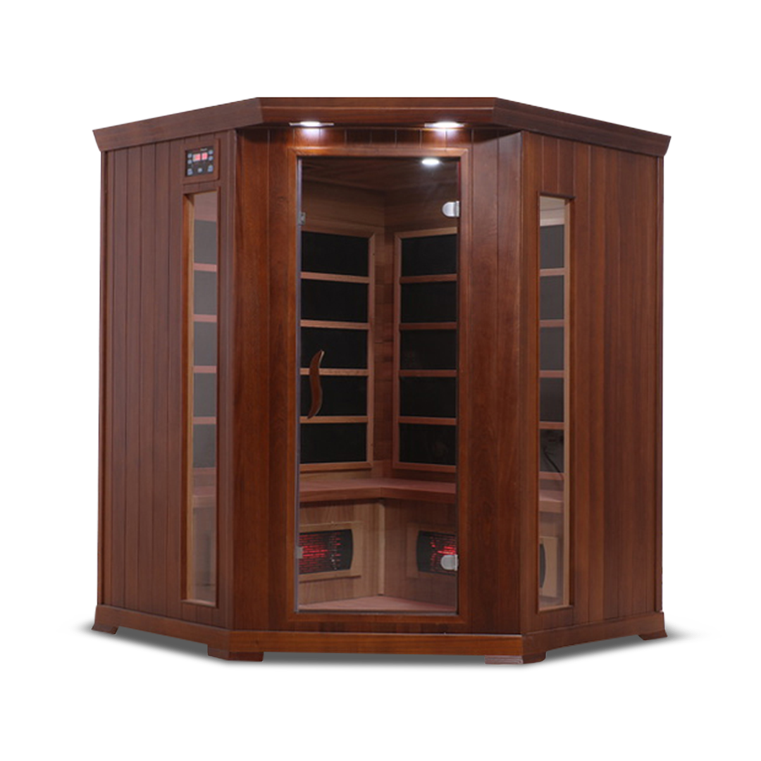 4 Person Full Spectrum Corner Infrared Sauna