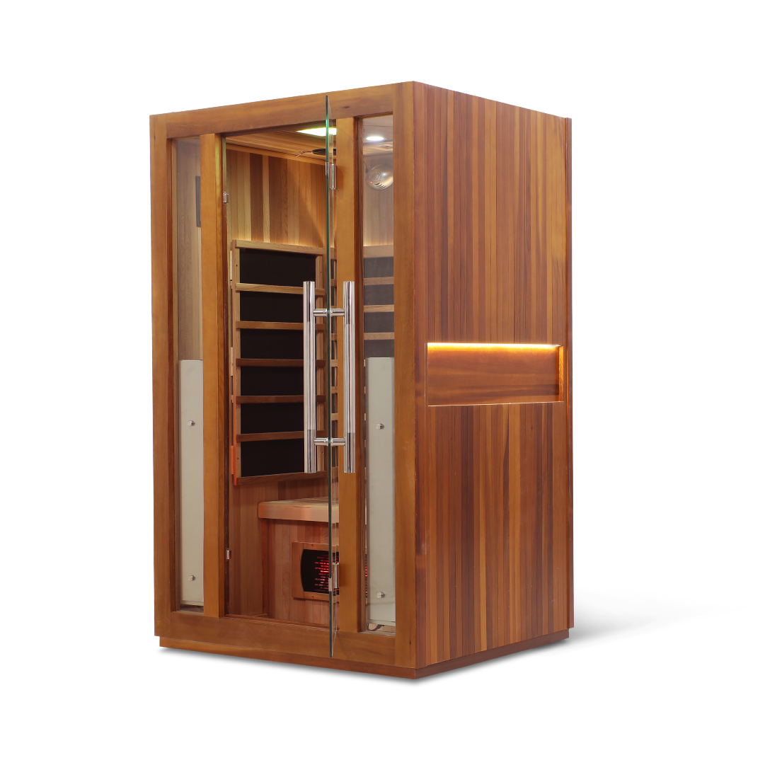 2 Person Smart Full Spectrum Sauna — Cedar