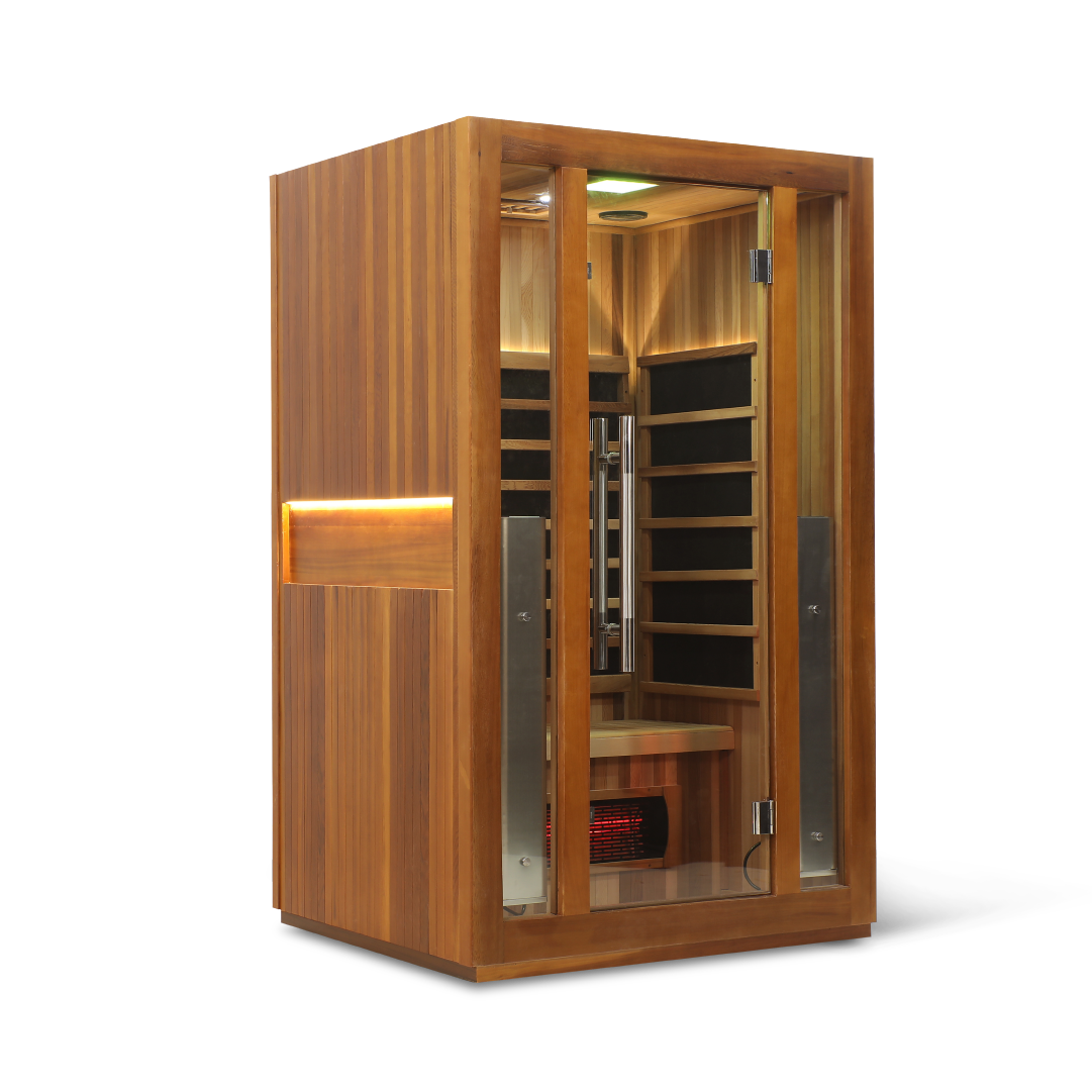 2 Person Smart Full Spectrum Sauna — Cedar