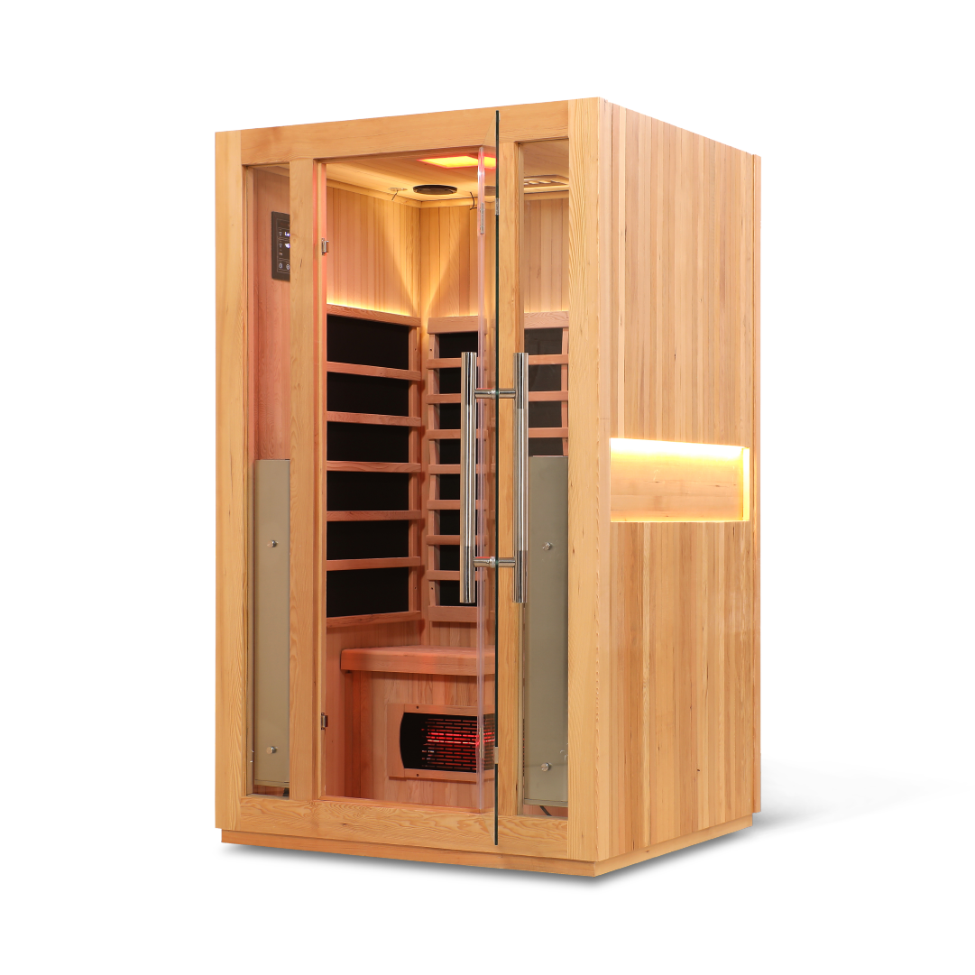 2 Person Smart Full Spectrum Sauna — Hemlock