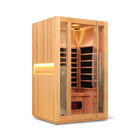 2 Person Smart Full Spectrum Sauna — Hemlock