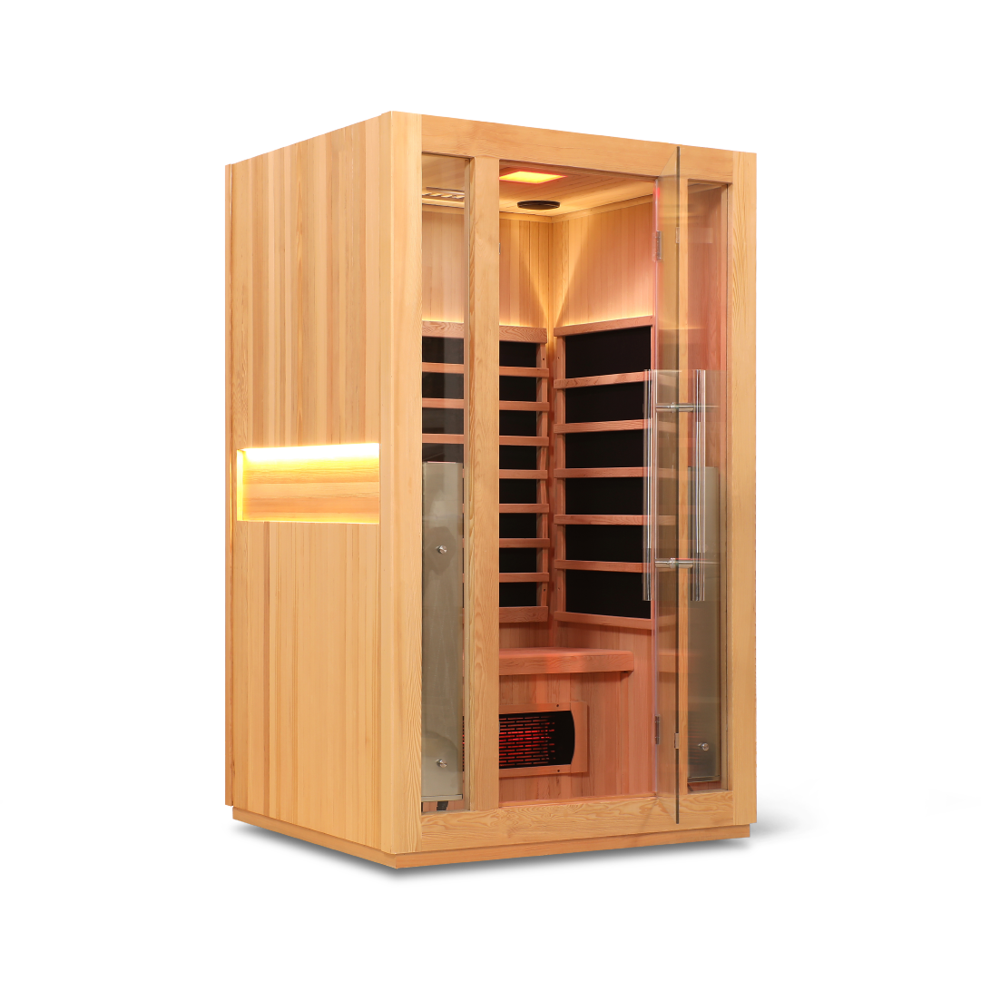 2 Person Smart Full Spectrum Sauna — Hemlock