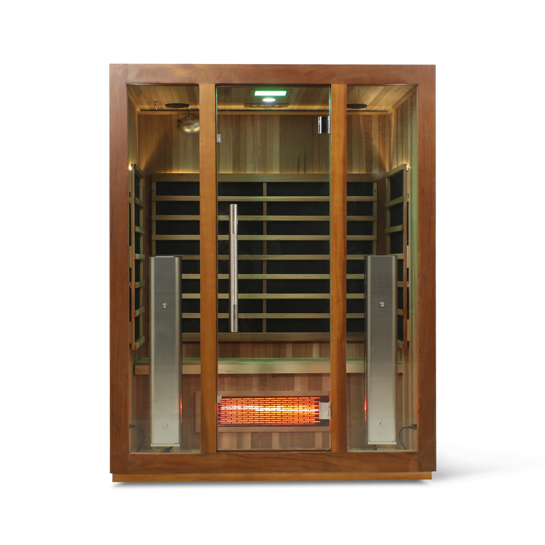 3 Person Smart Full Spectrum Sauna — Cedar