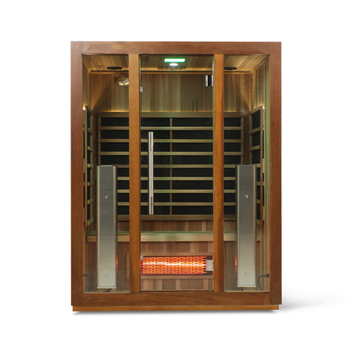 3 Person Smart Full Spectrum Sauna — Cedar