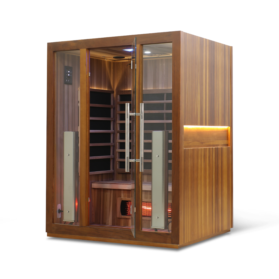 3 Person Smart Full Spectrum Sauna — Cedar