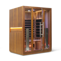 3 Person Smart Full Spectrum Sauna — Cedar