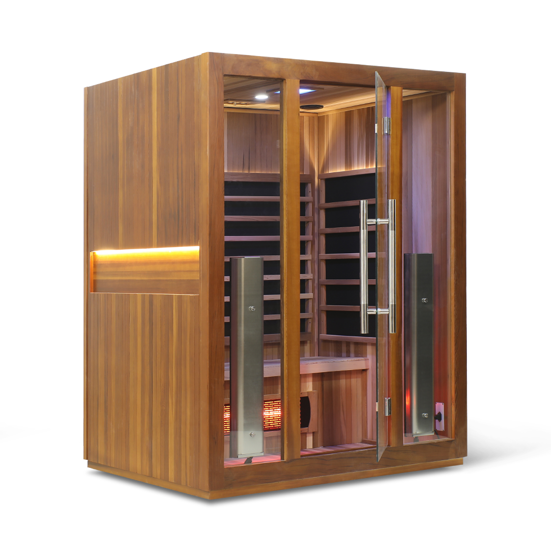 3 Person Smart Full Spectrum Sauna — Cedar