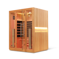3 Person Smart Full Spectrum Sauna — Hemlock