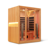 3 Person Smart Full Spectrum Sauna — Hemlock