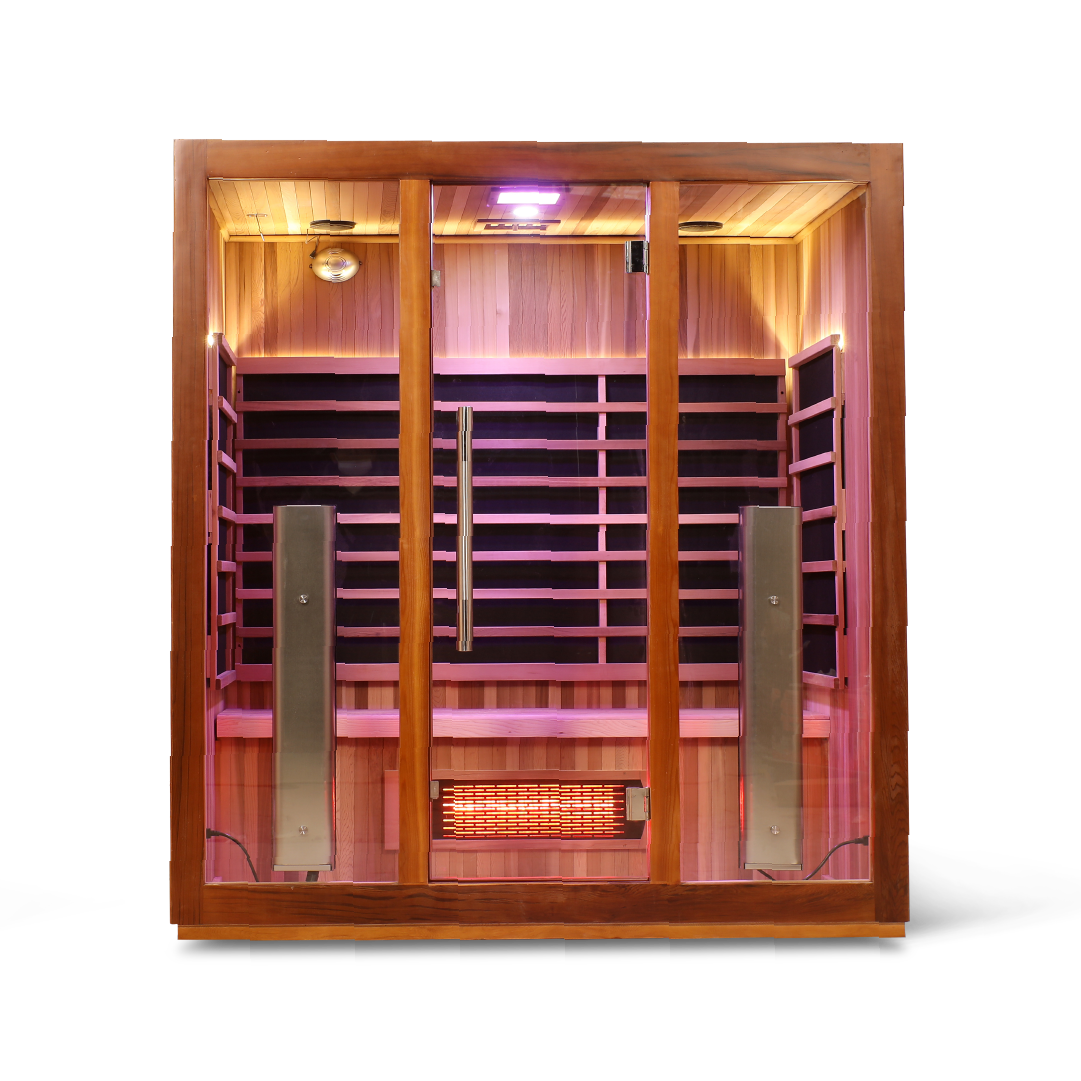 4 Person Smart Full Spectrum Sauna — Cedar
