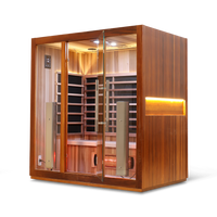 4 Person Smart Full Spectrum Sauna — Cedar