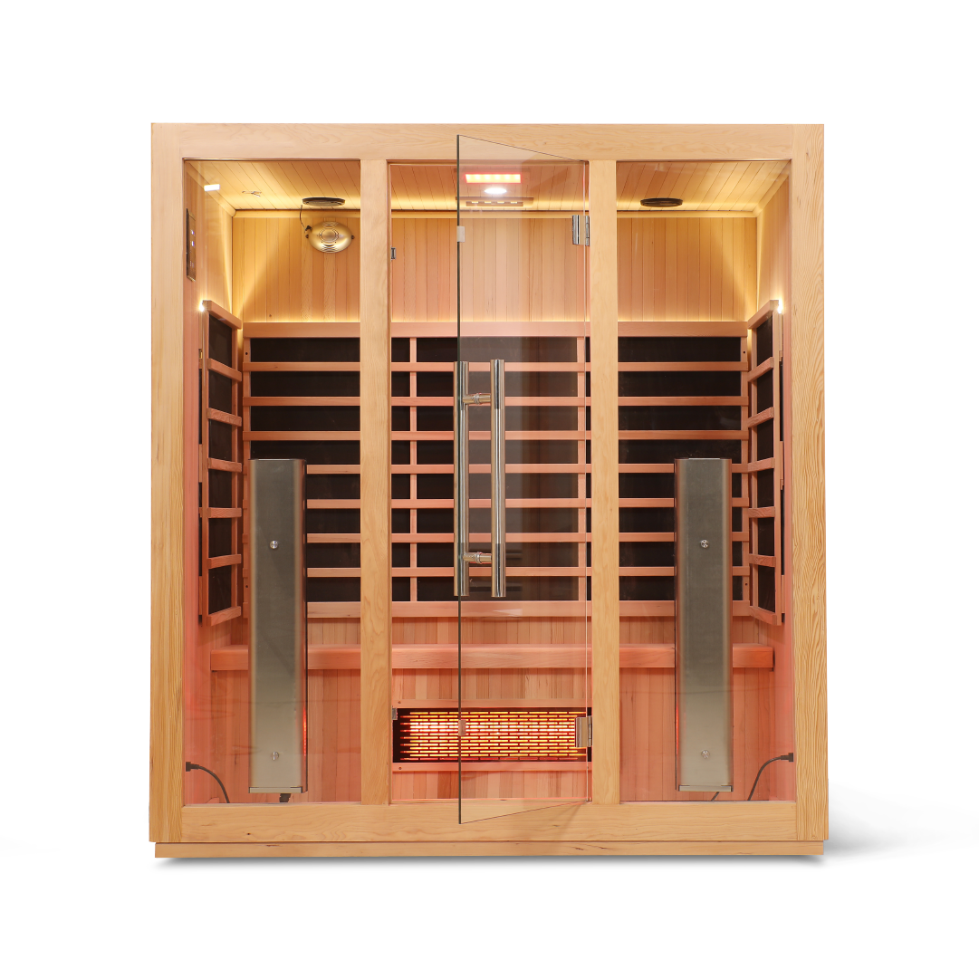 4 Person Smart Full Spectrum Sauna — Hemlock