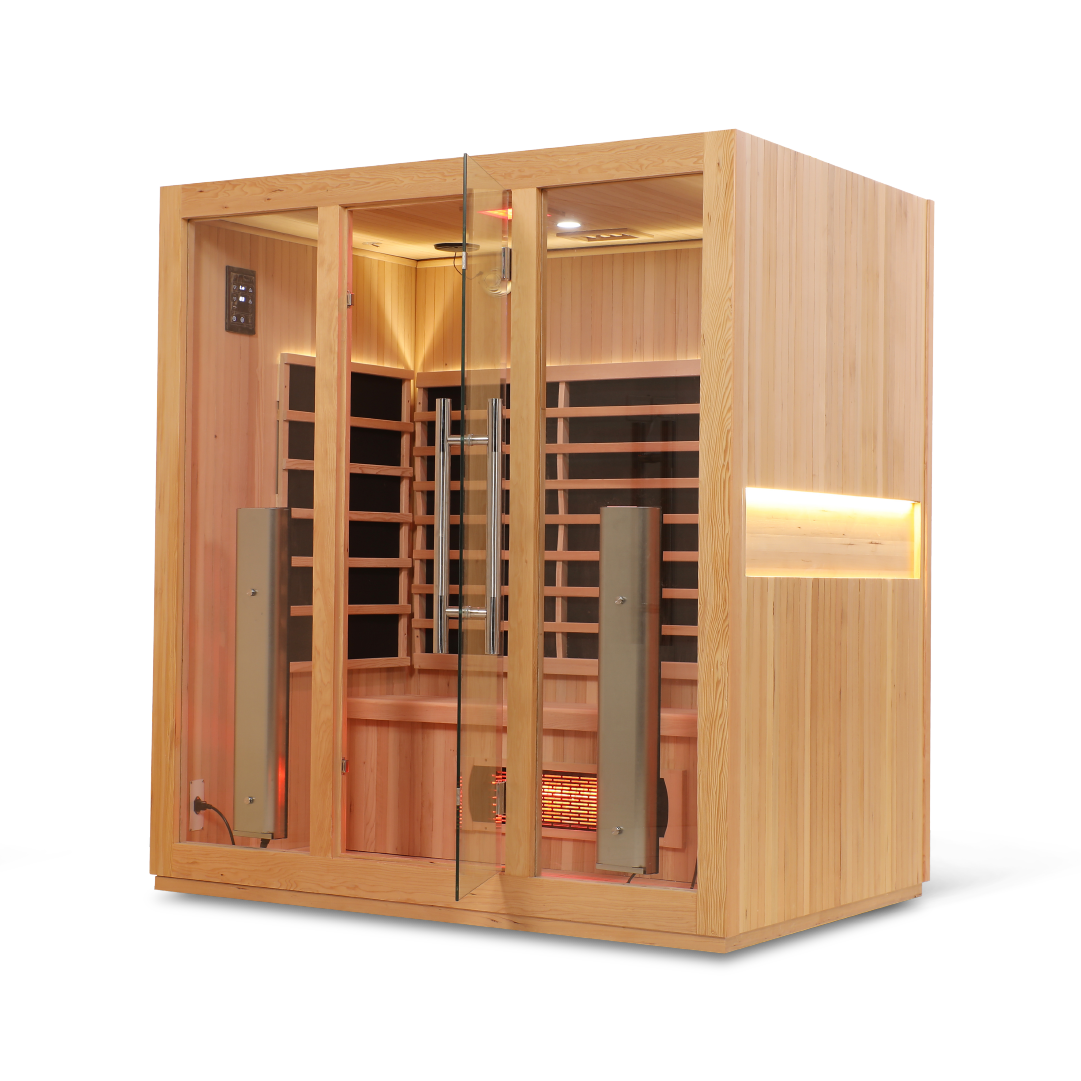 4 Person Smart Full Spectrum Sauna — Hemlock
