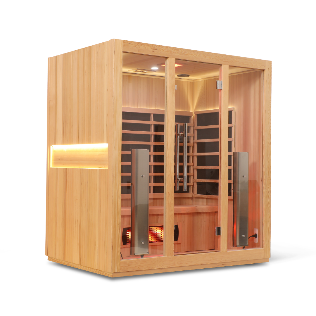 4 Person Smart Full Spectrum Sauna — Hemlock