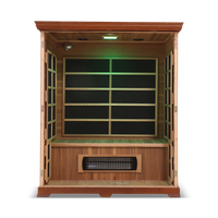 3 Person Full Spectrum Infrared Sauna — Cedar
