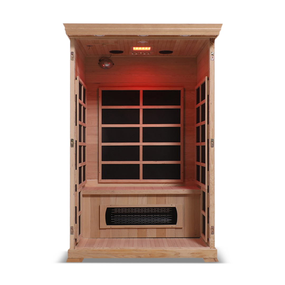 2 Person Full Spectrum Infrared Sauna — Hemlock