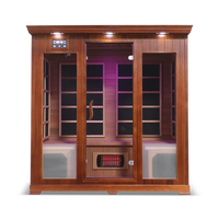 4 Person Full Spectrum Infrared Sauna — Cedar