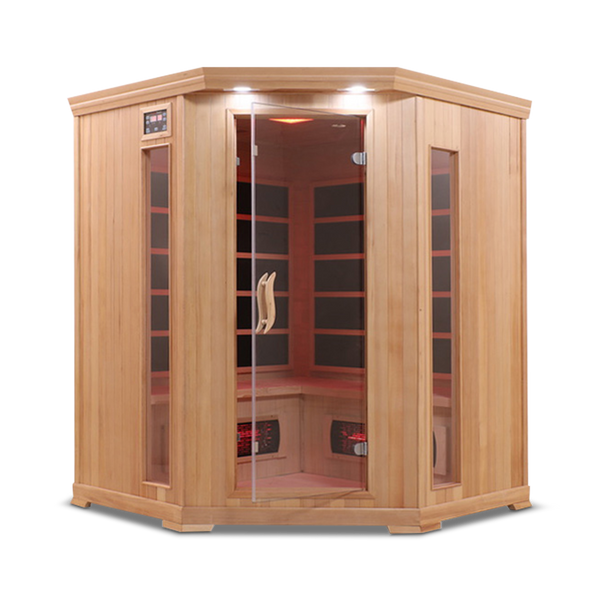 4 Person Full Spectrum Corner Infrared Sauna