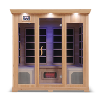 4 Person Full Spectrum Infrared Sauna — Hemlock