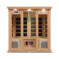 4 Person Full Spectrum Infrared Sauna — Hemlock