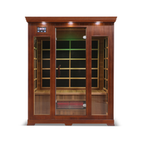 3 Person Full Spectrum Infrared Sauna — Cedar