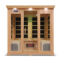 4 Person Full Spectrum Infrared Sauna — Hemlock