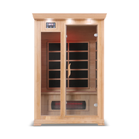 2 Person Full Spectrum Infrared Sauna — Hemlock