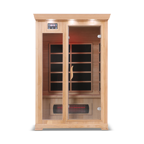 2 Person Full Spectrum Infrared Sauna — Hemlock