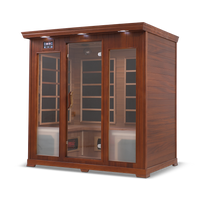 4 Person Full Spectrum Infrared Sauna — Cedar