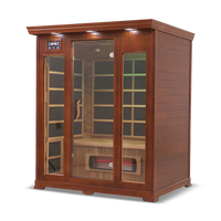 3 Person Full Spectrum Infrared Sauna — Cedar