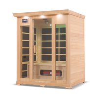 3 Person Full Spectrum Infrared Sauna — Hemlock