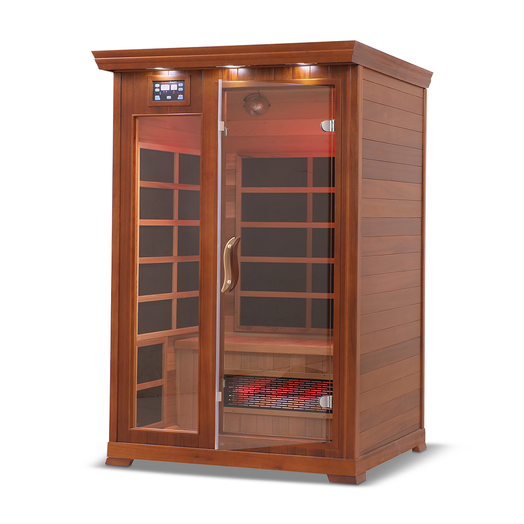 2 Person Full Spectrum Infrared Sauna — Cedar