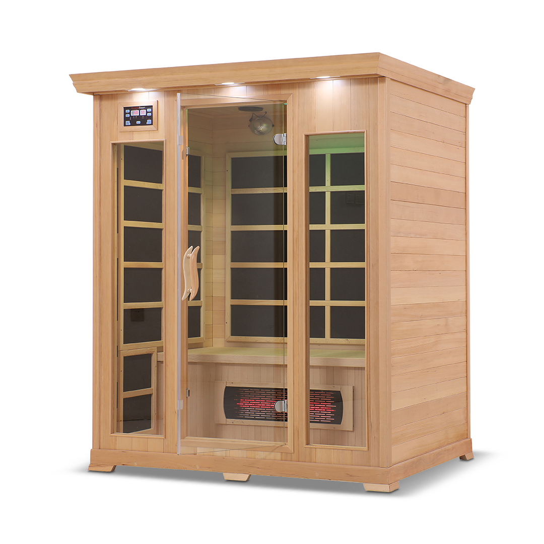 3 Person Full Spectrum Infrared Sauna — Hemlock