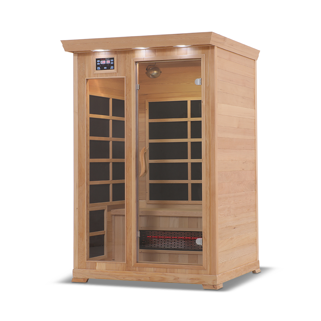 2 Person Full Spectrum Infrared Sauna — Hemlock