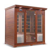 4 Person Full Spectrum Infrared Sauna — Cedar