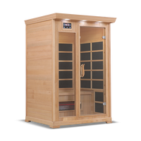 2 Person Full Spectrum Infrared Sauna — Hemlock