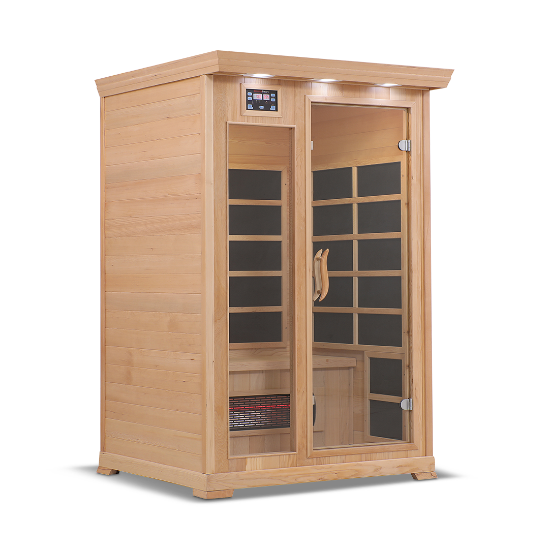 2 Person Full Spectrum Infrared Sauna — Hemlock