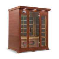 3 Person Full Spectrum Infrared Sauna — Cedar