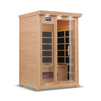 2 Person Full Spectrum Infrared Sauna — Hemlock