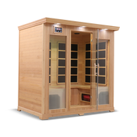 4 Person Full Spectrum Infrared Sauna — Hemlock