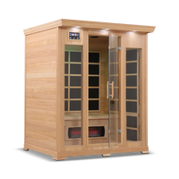 3 Person Full Spectrum Infrared Sauna — Hemlock
